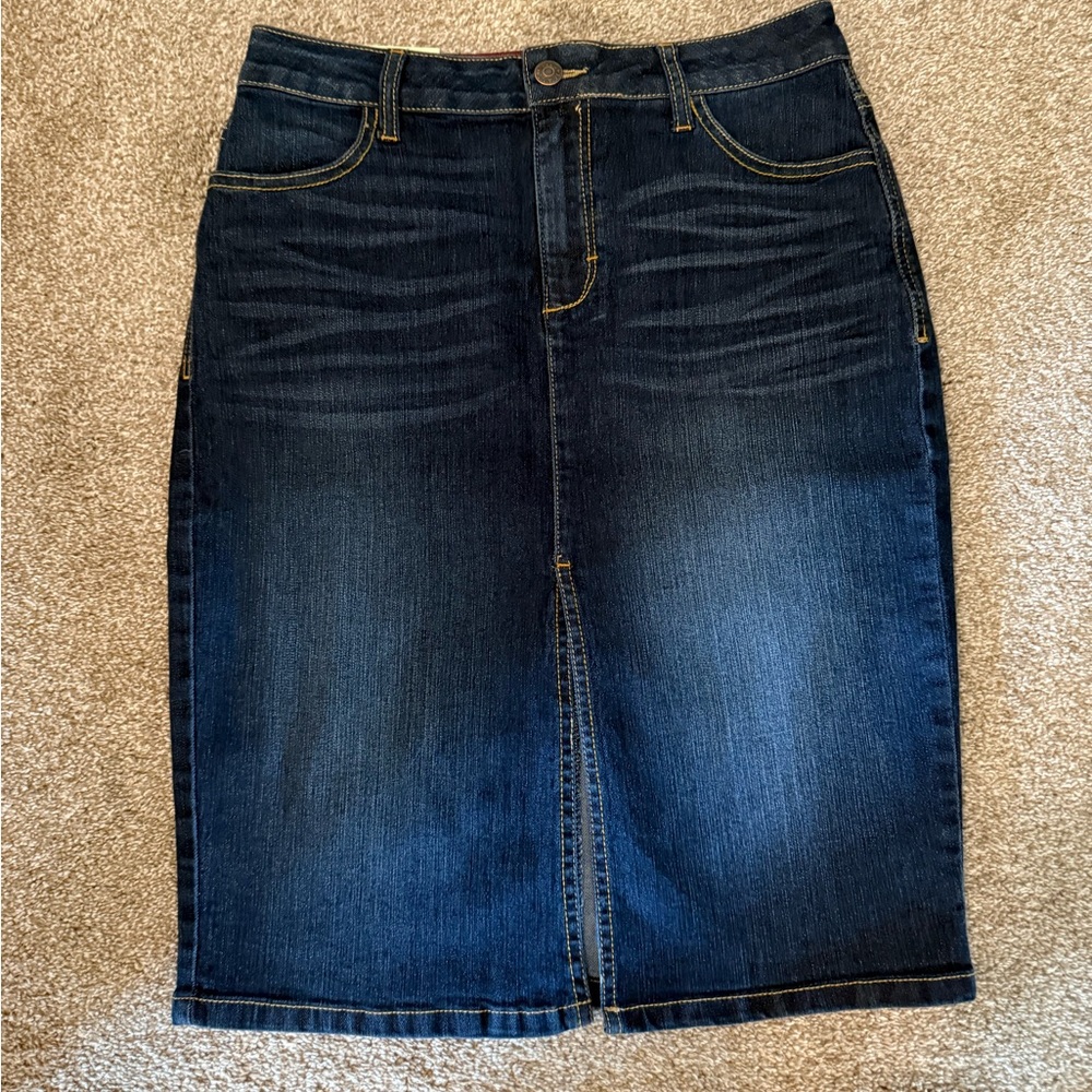 Cello Jean Pencil Skirt